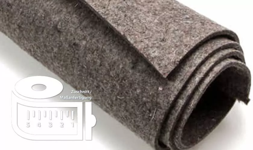 Wollfilz 10mm Naturfaser - Zuschnitt jetzt entdecken
